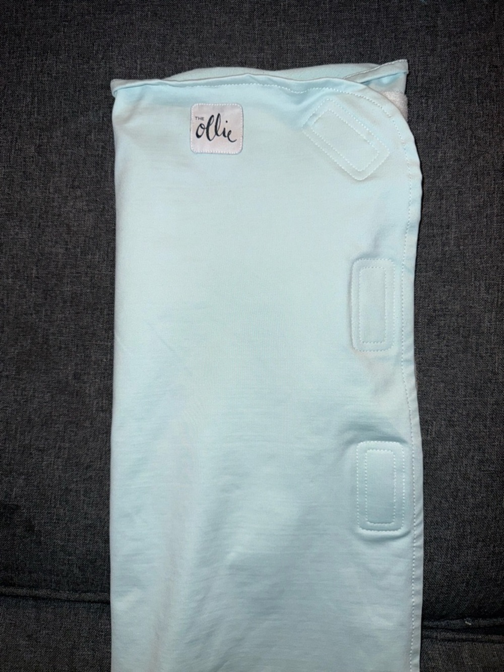 The Ollie Light Blue Baby Swaddle - The Ollie